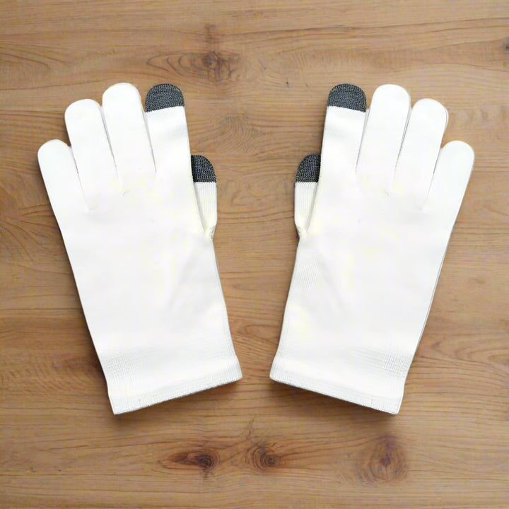 Zinc-Infused Touch Screen Gloves for Adults - Eczema Oasis