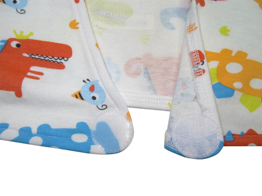 Scratch Sleeves with Zinc-Infused Flip Mittens (Dinosaur) - Eczema Oasis